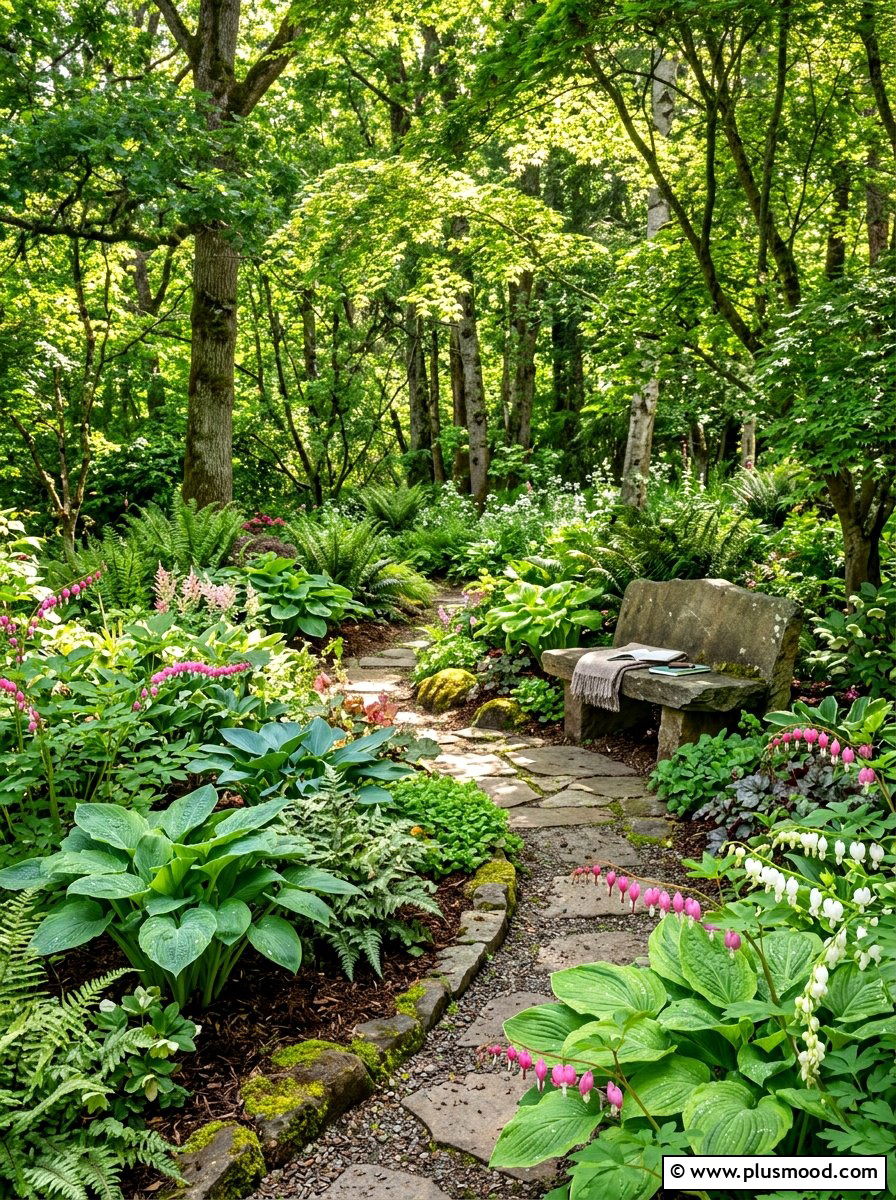 Shade Garden - 25 summer landscaping ideas