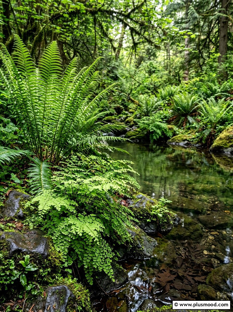 Shade Loving Ferns - 25 pool landscaping ideas for natural pools