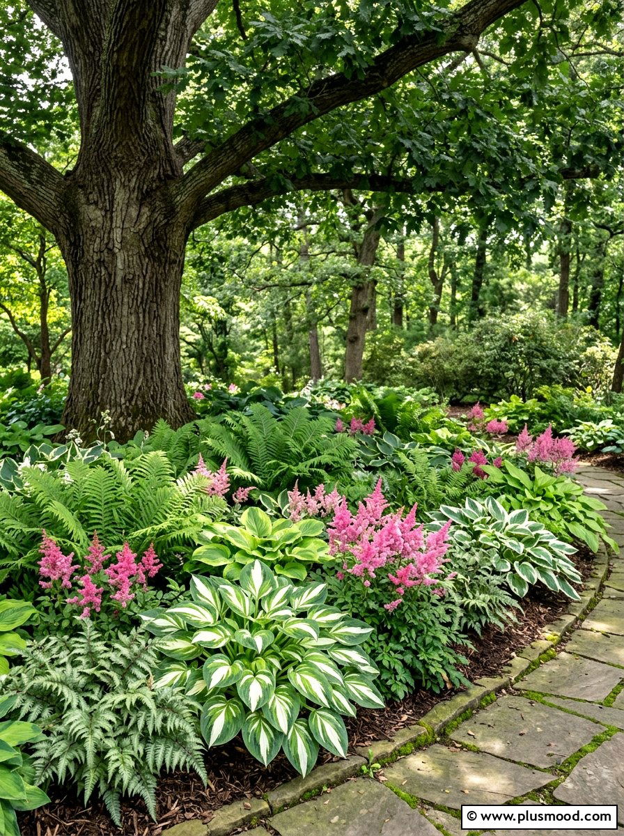 Shade Loving Flower Bed - 25 summer backyard flower bed ideas