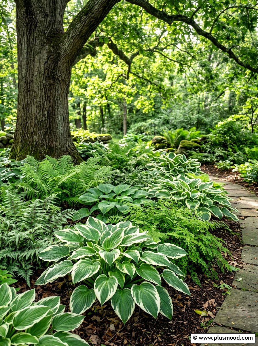 Shade Loving Hosta Border - 25 summer garden border ideas