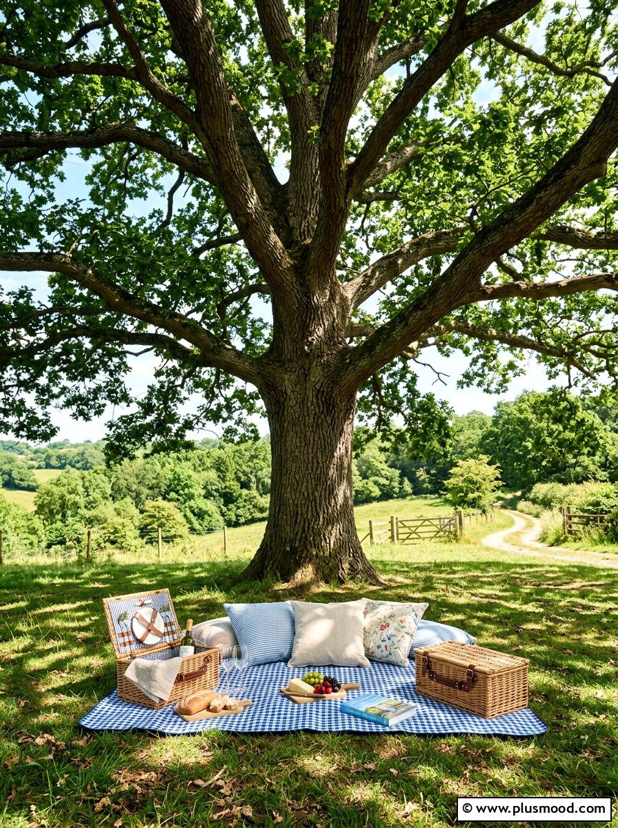 Shade tree picnic retreat - 25 summer backyard picnic ideas