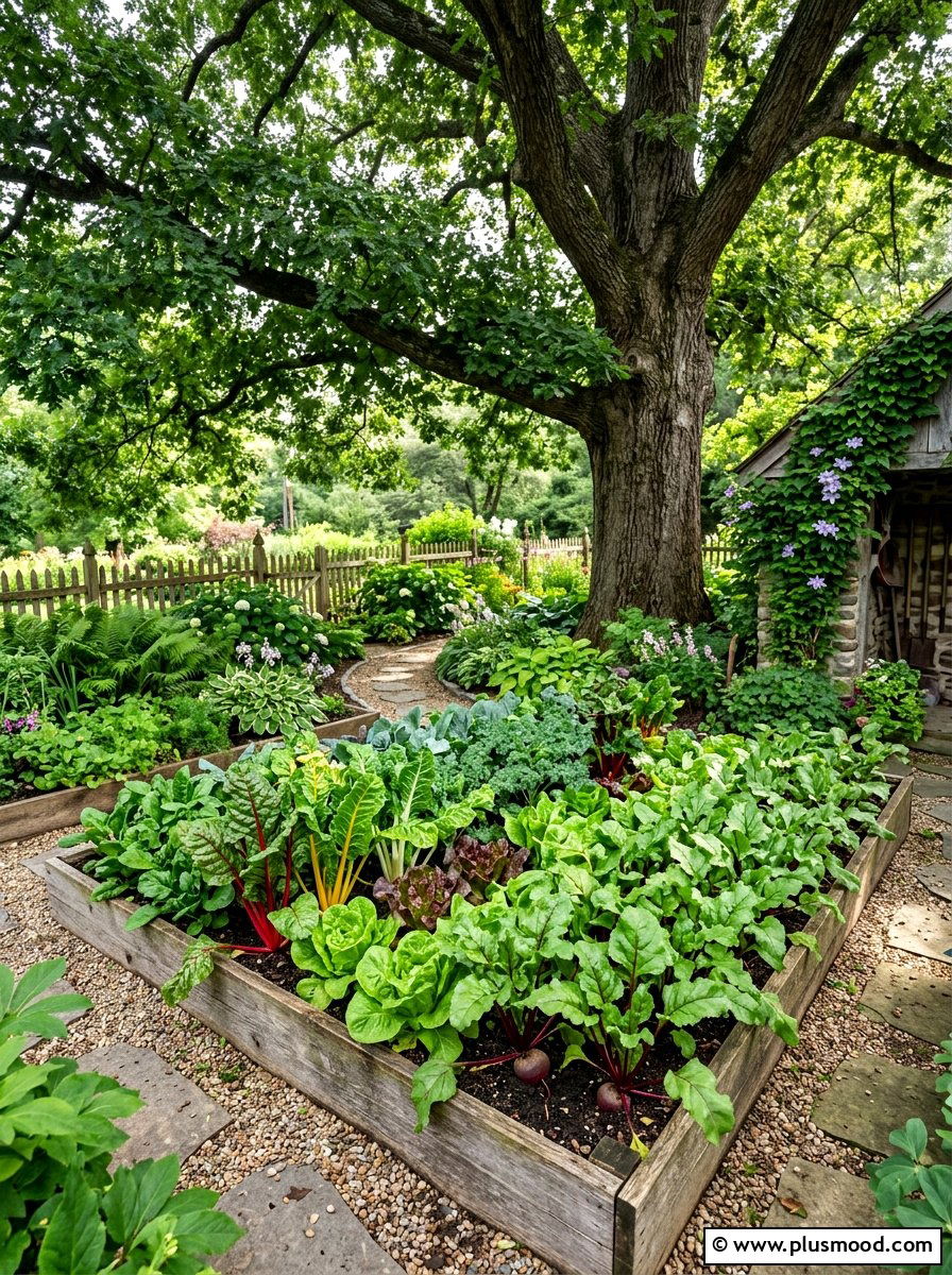 Shaded Vegetable Garden - 25 summer vegetable garden ideas