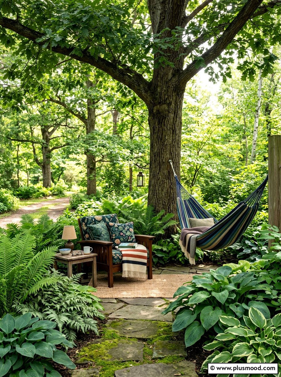 Shady Reading Nook - 25 summer garden ideas