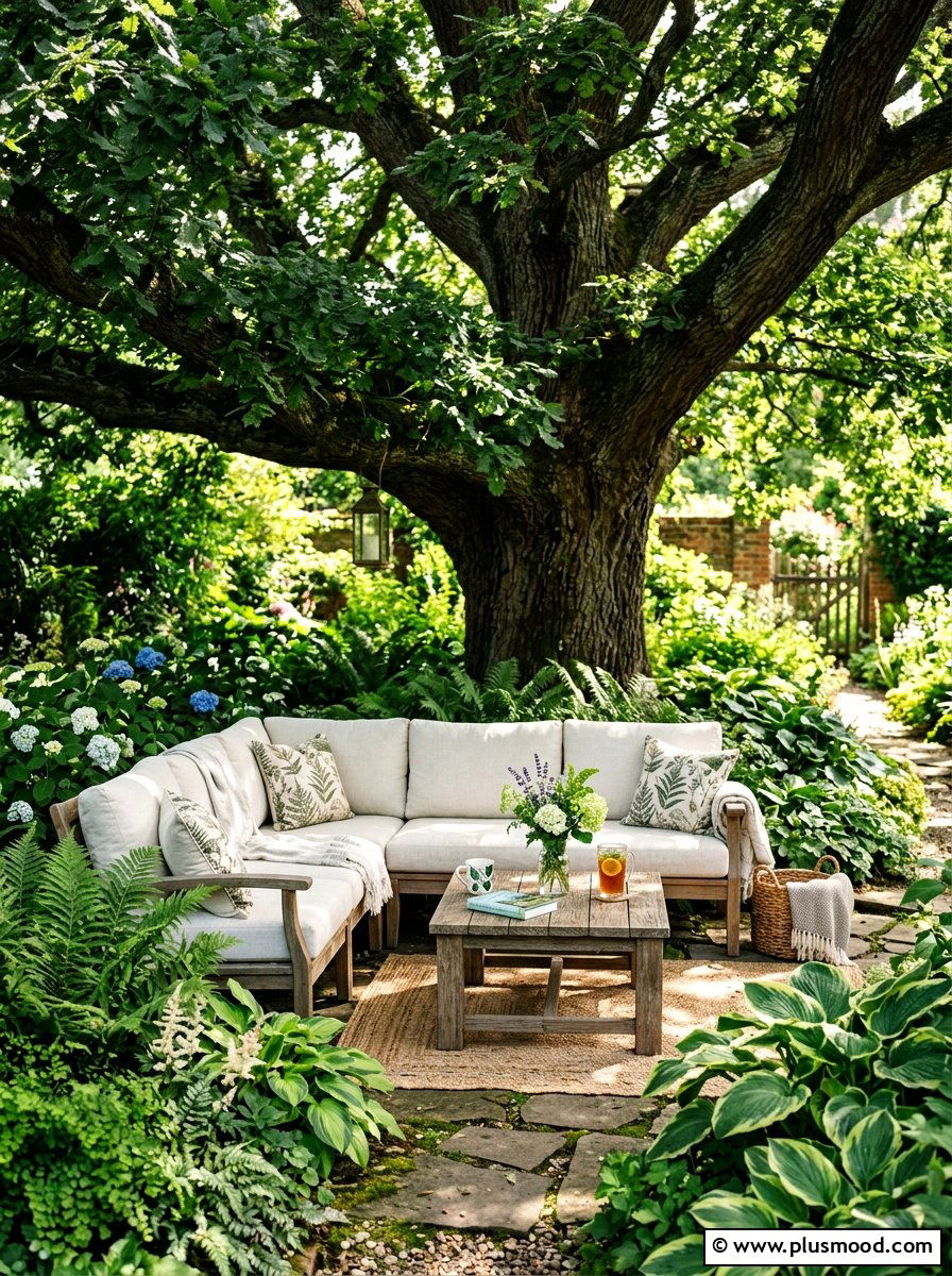 Shady Sitting Area - 25 trending summer garden ideas