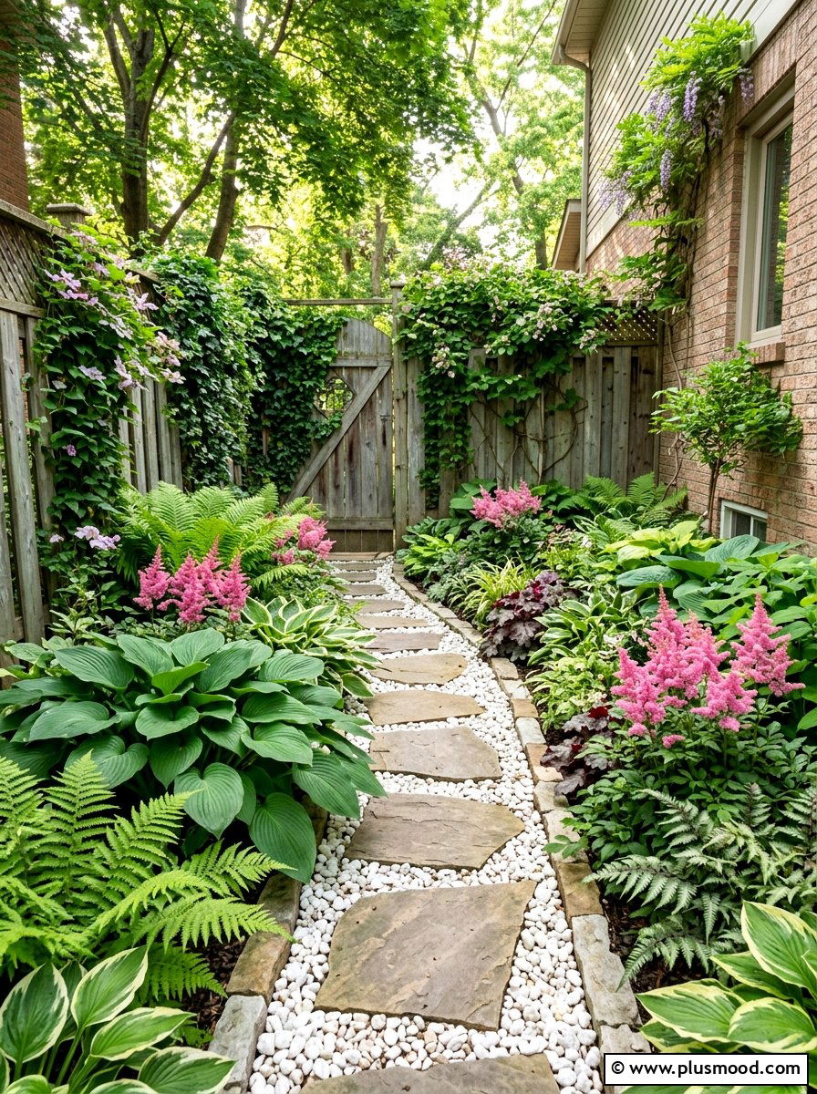 Shady summer flower bed - 25 summer narrow flower bed ideas
