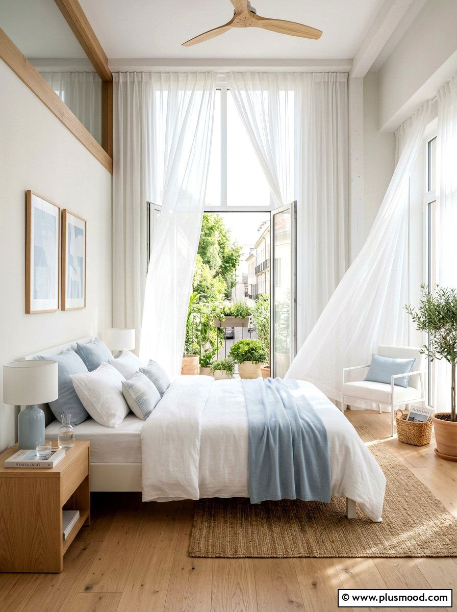 Sheer Curtain Bedroom - 25 summer room decor ideas