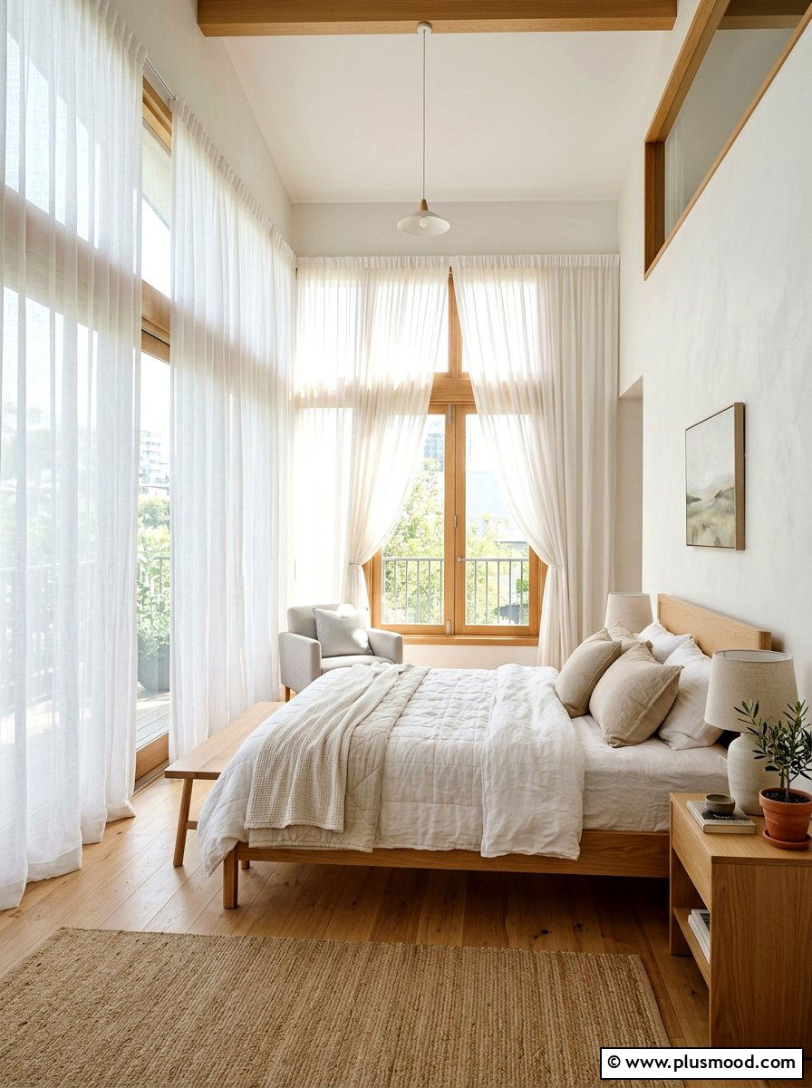 Sheer curtain bedroom - 25 summer teen bedroom ideas