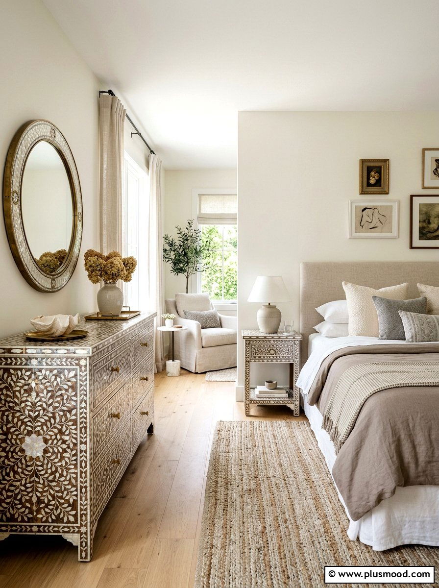 Shell Inlay Furniture Bedroom - 25 summer seashell bedroom decor ideas