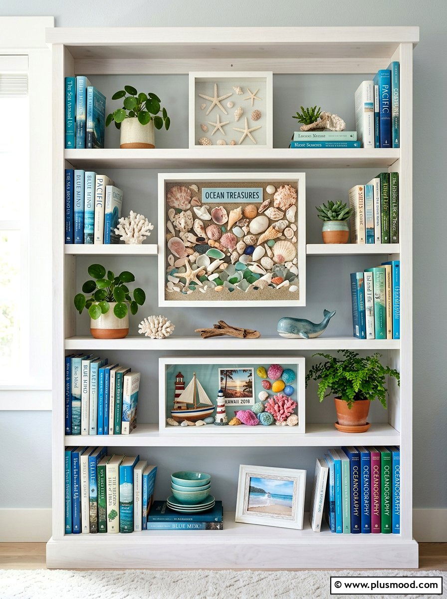 25 Summer Decor Ideas With Shells for Coastal Home Style