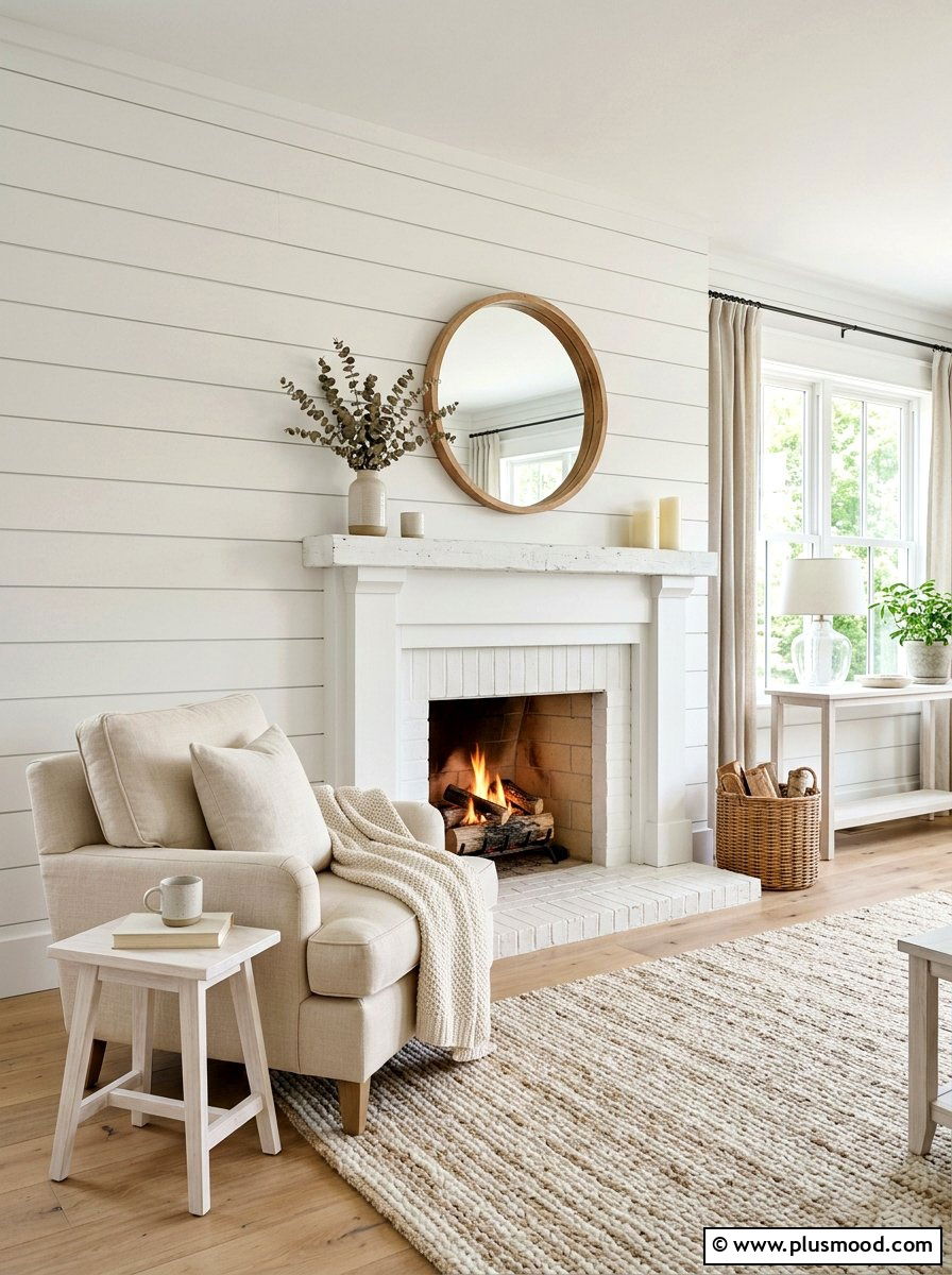 Shiplap Wood Wall Texture - 25 summer beach house decorating ideas