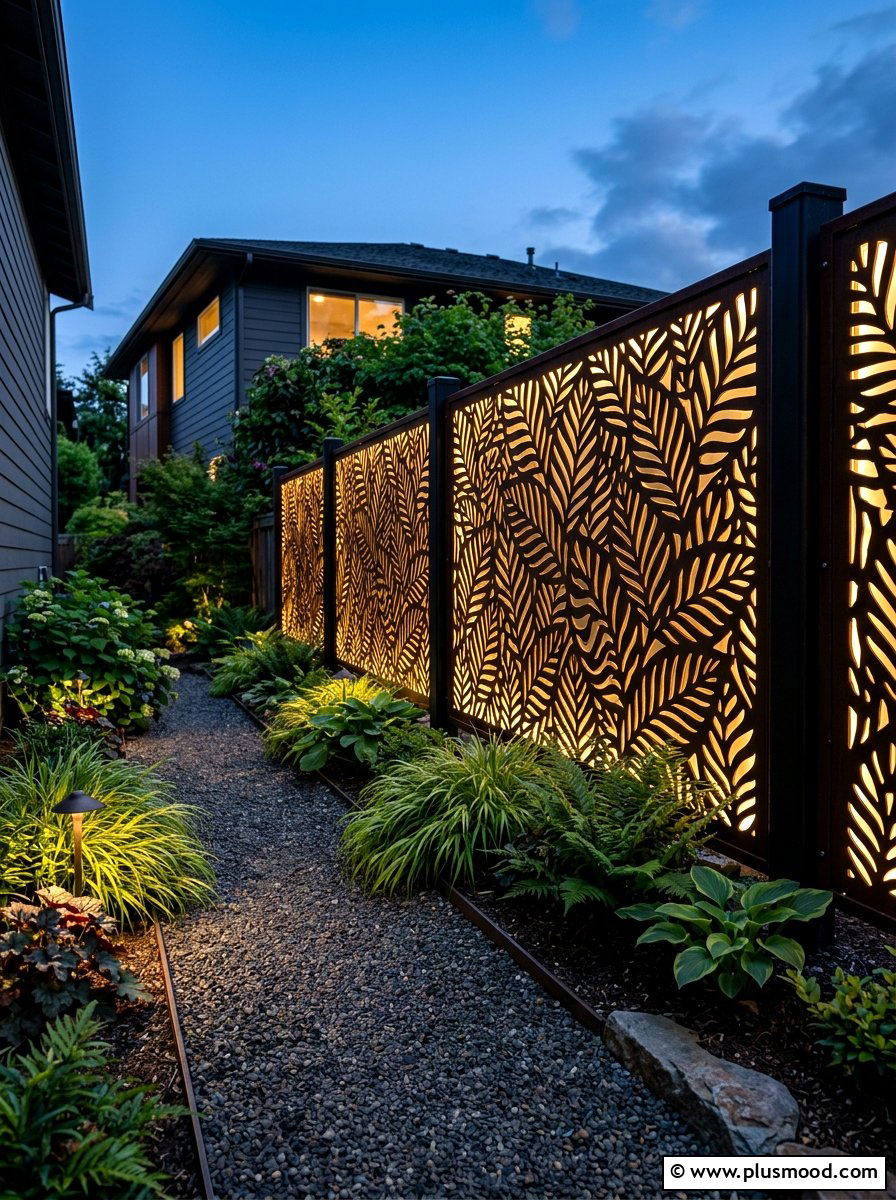 Side Yard Privacy Screen - 25 summer side yard garden ideas