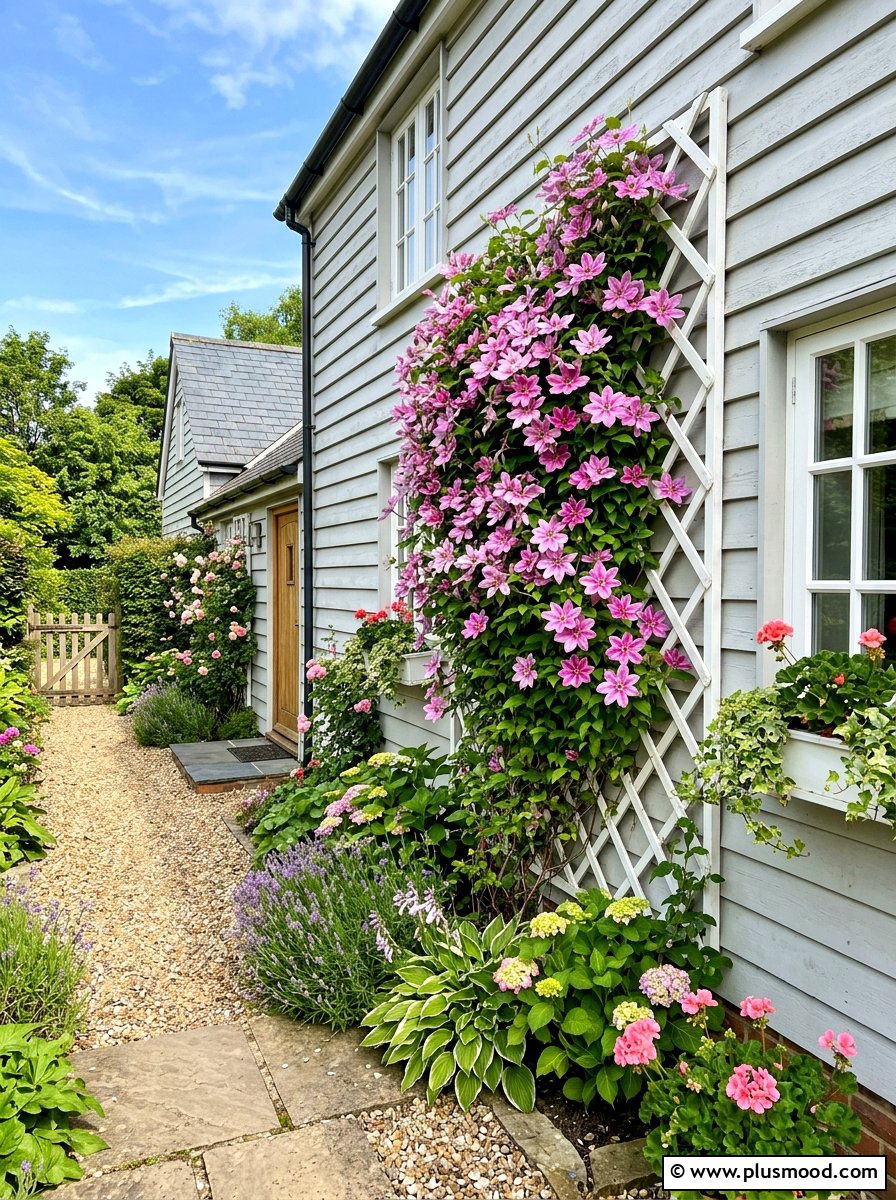 Side Yard Trellis Vines - 25 summer side yard garden ideas