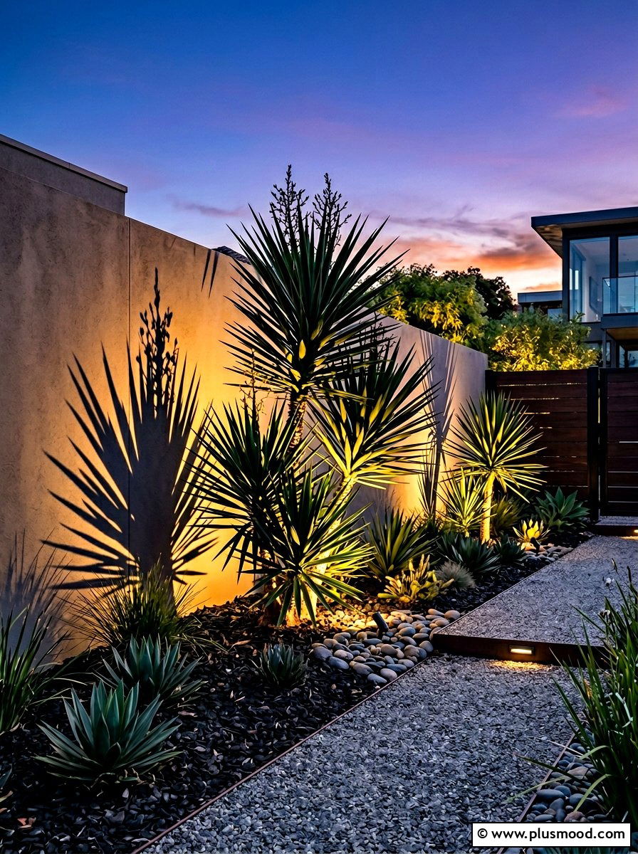 Silhouette garden lighting - 25 summer landscape lighting ideas