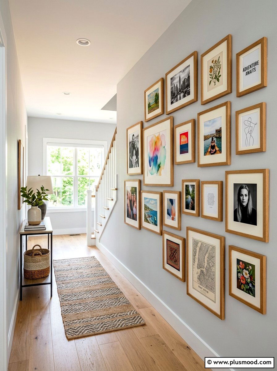 Simple Gallery Wall - 25 August home decor ideas