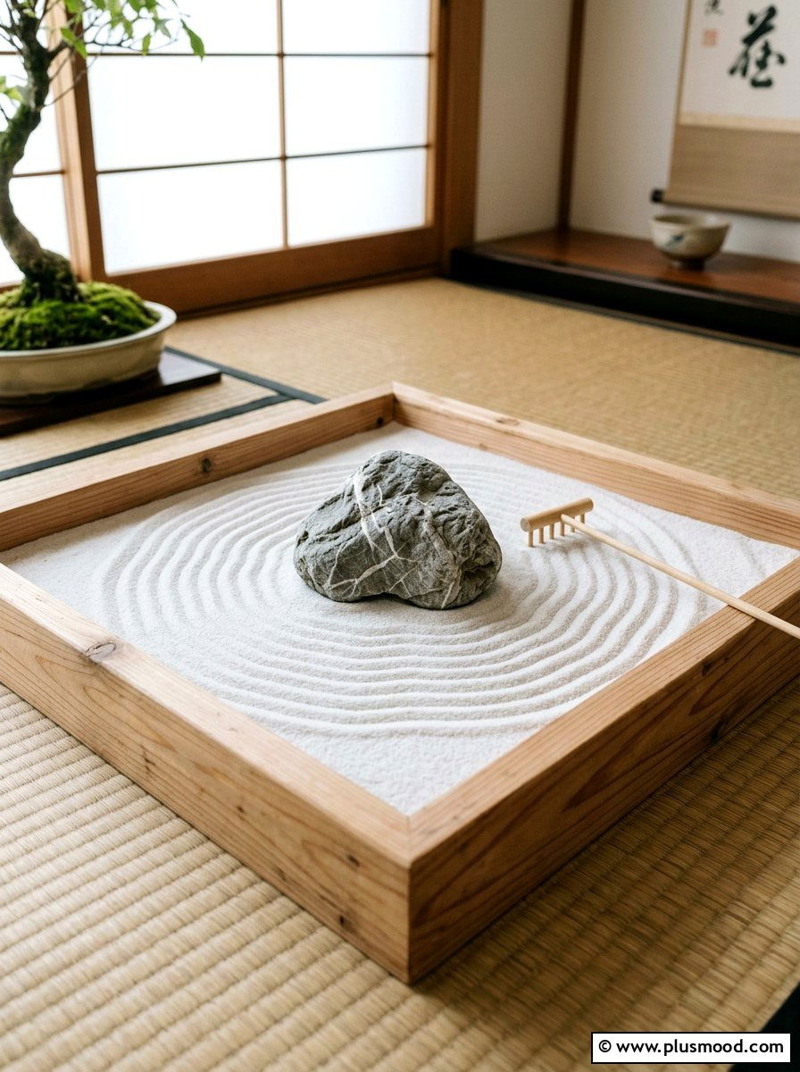 Simple Zen Garden Rock - 25 painted rock ideas for mindfulness