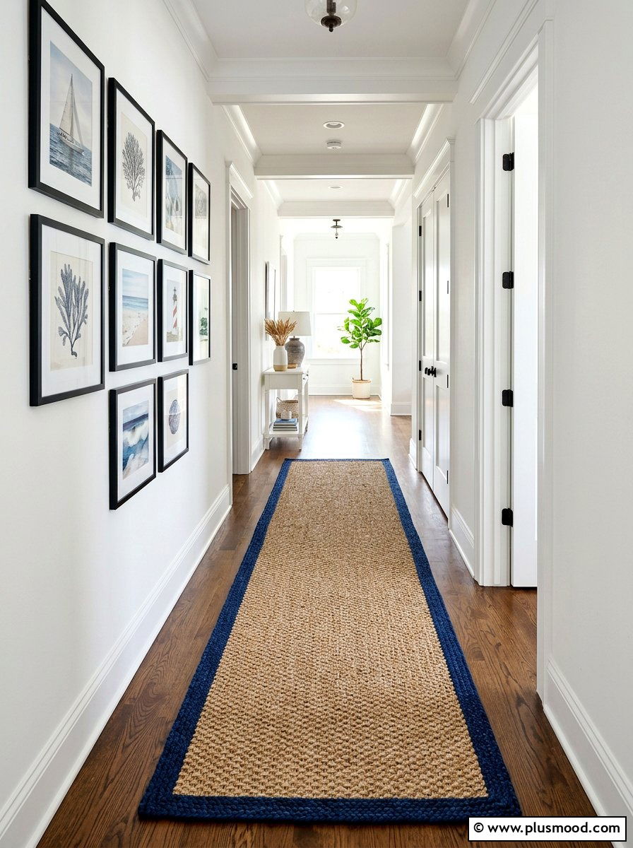 Sisal Runner - 25 summer casual elegant decor ideas