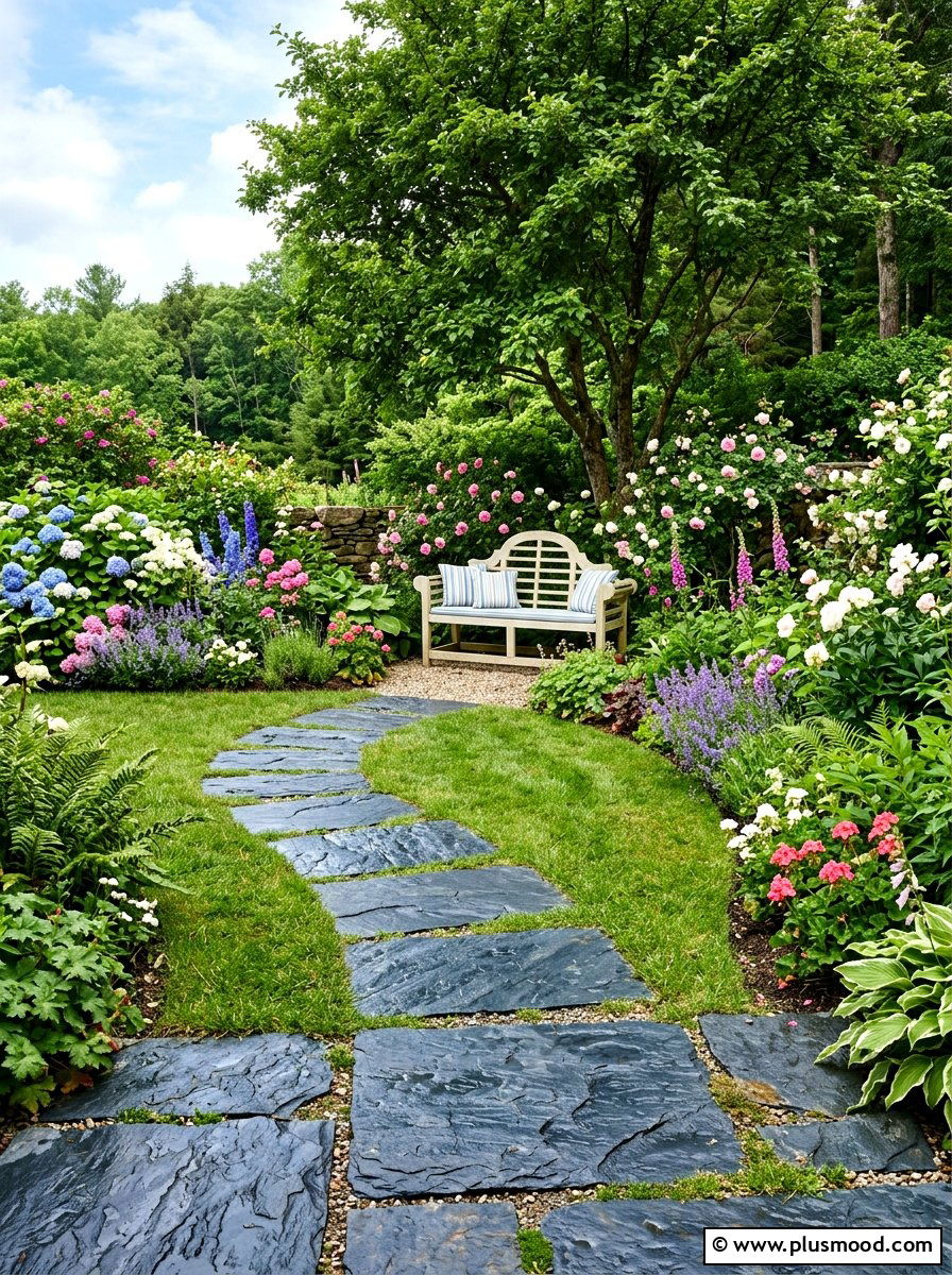 25 Small Backyard Ideas With Stepping Stones That Wow