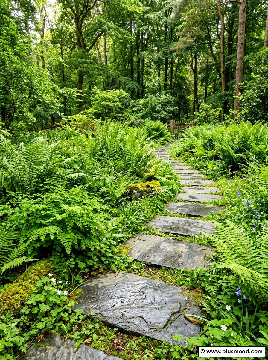 Slate Stepping Stones - 25 summer cottage landscaping ideas