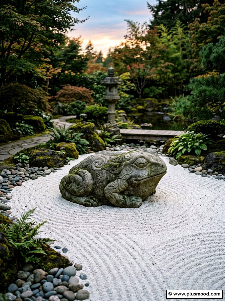 Sleeping frog rock art
