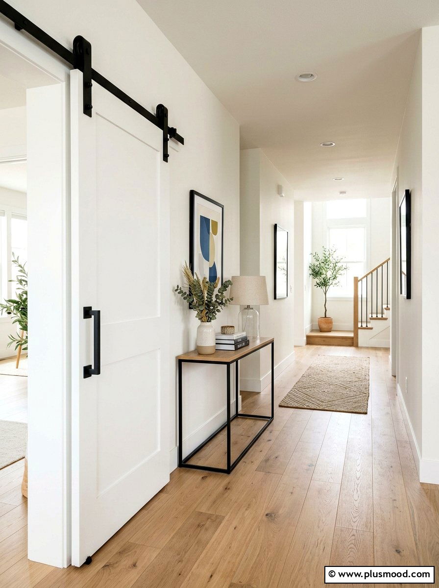 Sliding Barn Doors - 25 summer farmhouse home decor ideas