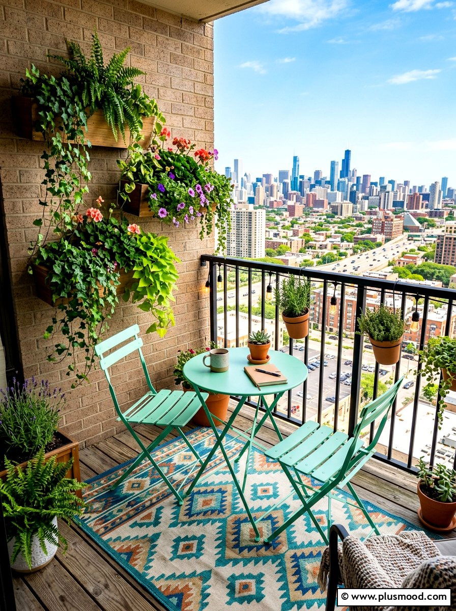 Small Apartment Balcony - 25 elegant summer decor ideas