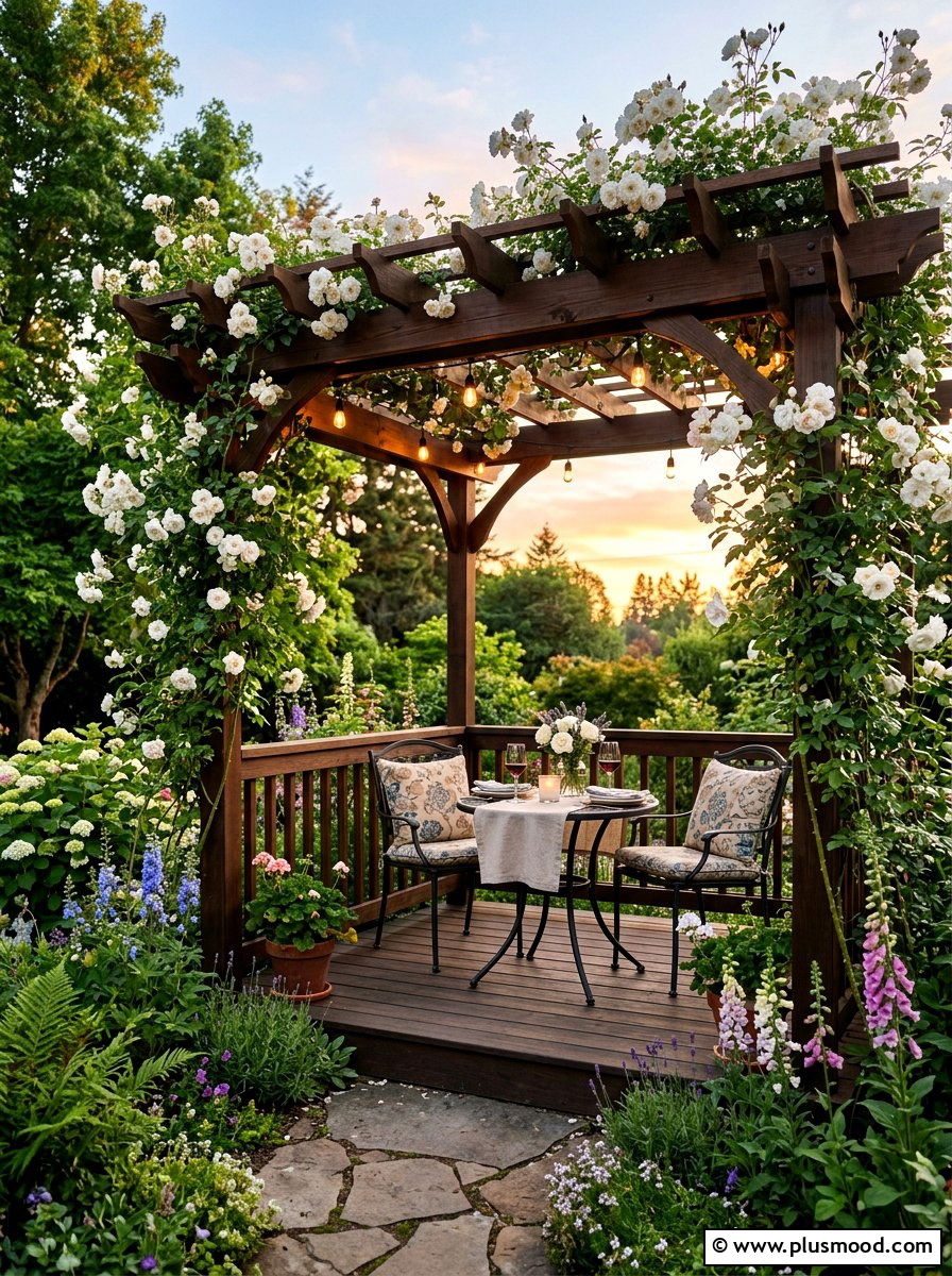 Small Backyard Deck With Pergola - 25 small backyard ideas with raised deck