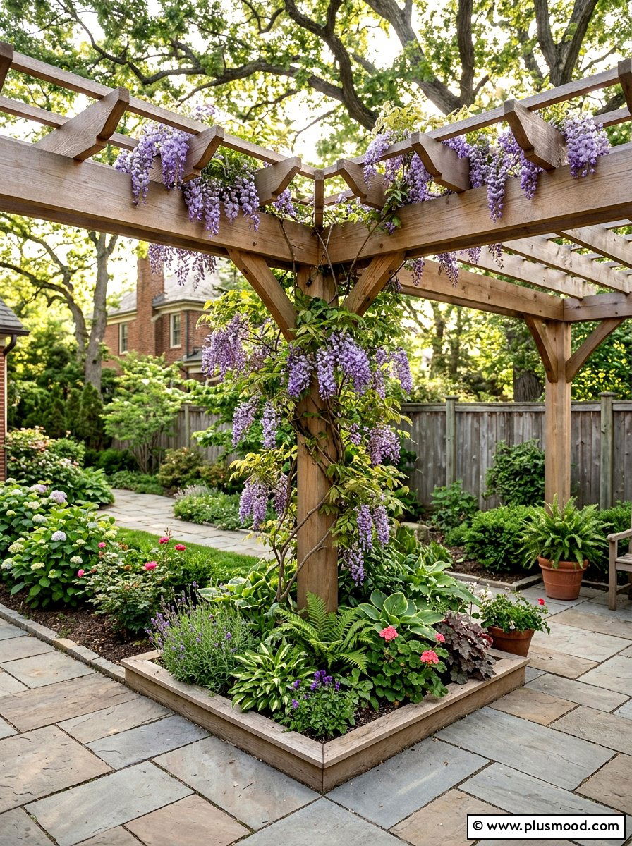Small Backyard Pergola Corner Planter - 25 small backyard ideas with corner planter