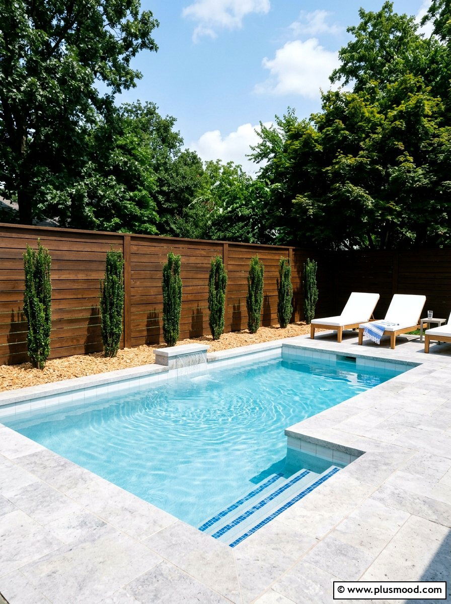 Small Backyard Pool Mulch - 25 pool landscaping ideas with mulch beds