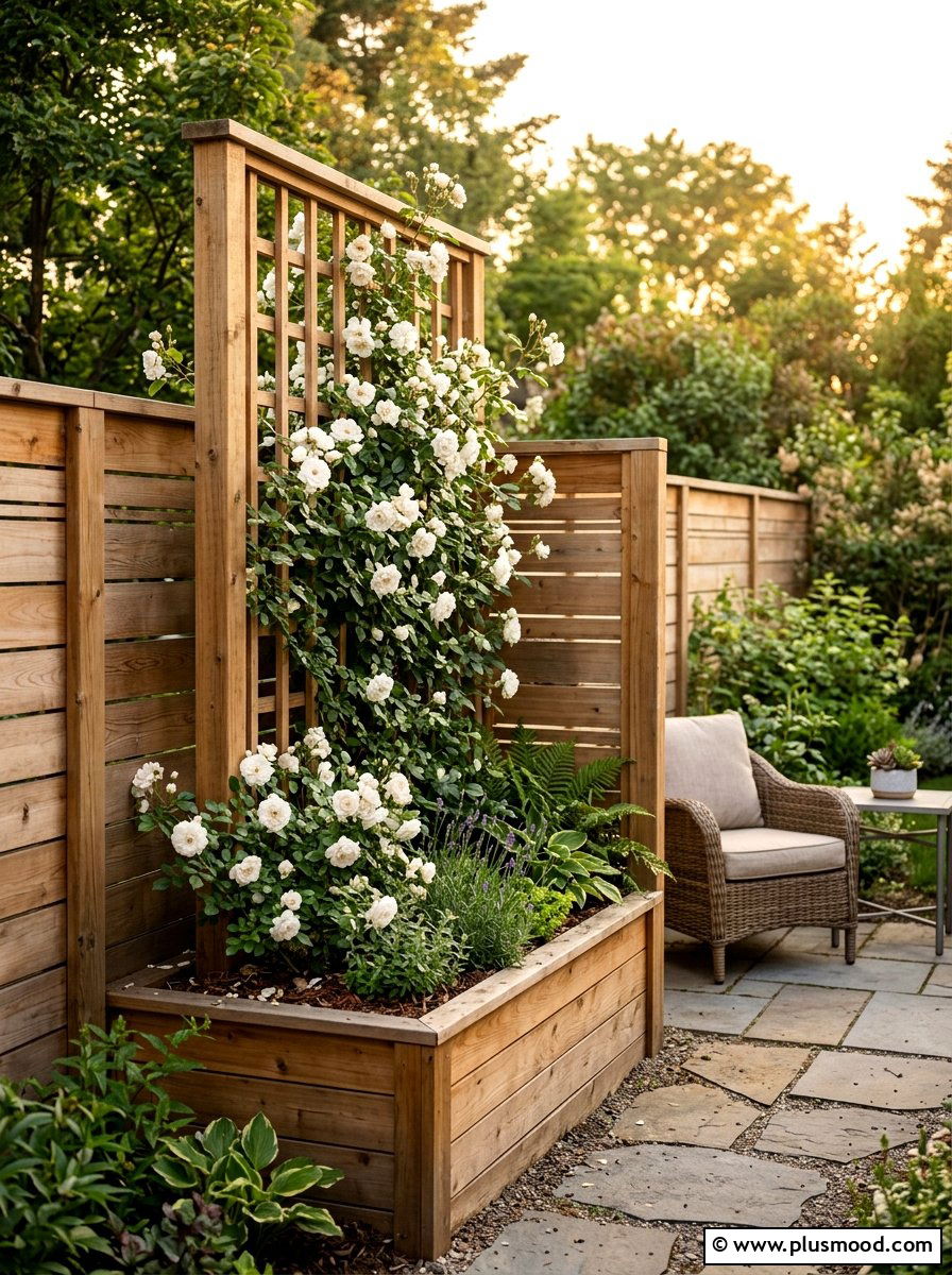 Small Backyard Privacy Screen Corner Planter - 25 small backyard ideas with corner planter