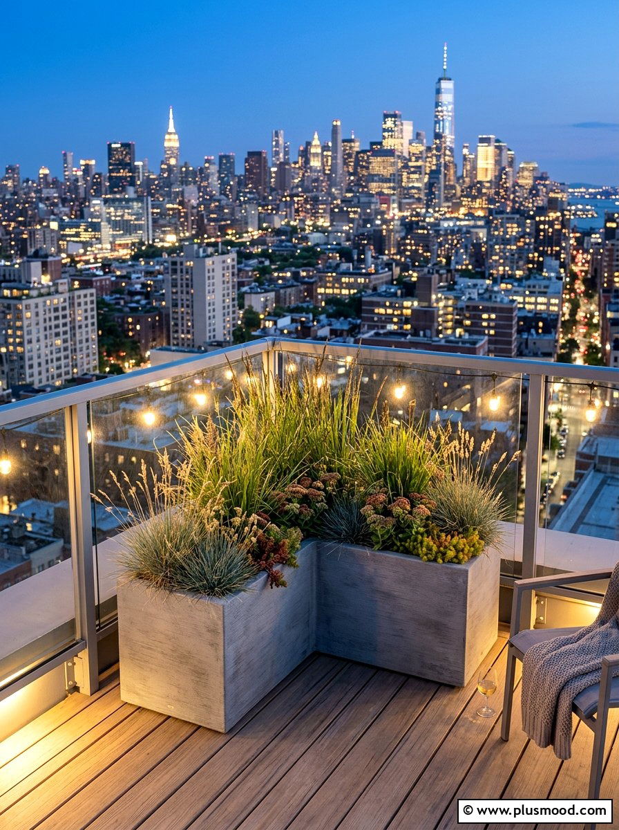 Small Backyard Rooftop Corner Planter - 25 small backyard ideas with corner planter