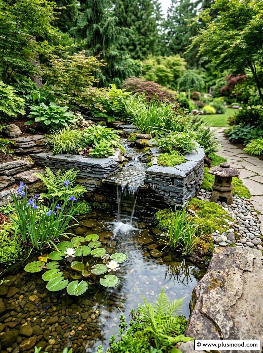 Small Backyard Waterfall Corner Planter - 25 small backyard ideas with corner planter