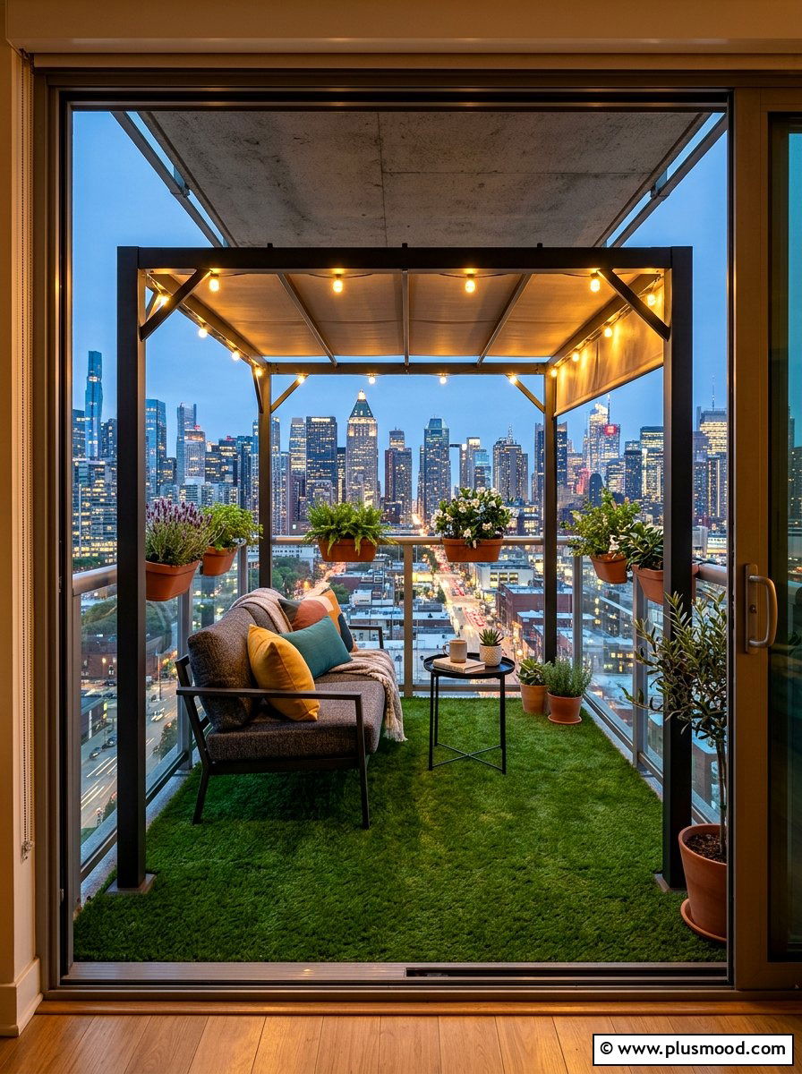 Small Balcony Pergola - 25 summer patio pergola ideas