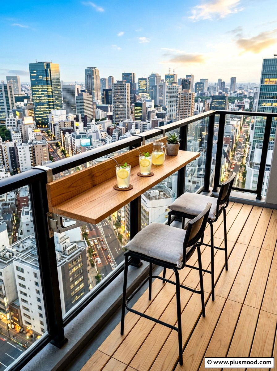 Small Balcony Railing Bar - 25 summer small balcony ideas