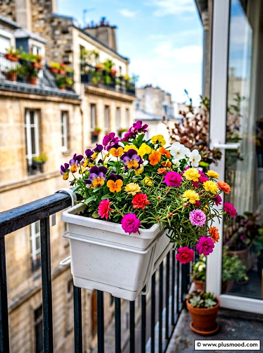 Small Balcony Railing Box - 25 summer railing planter balcony ideas