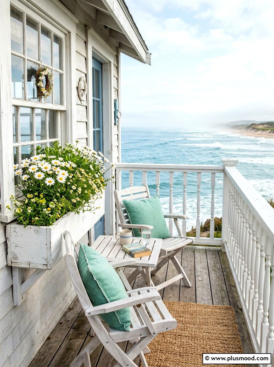 Small Beach Cottage Balcony - 25 summer coastal balcony ideas
