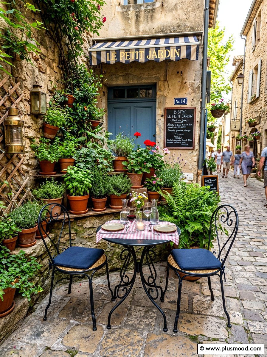 Small Bistro Dining - 25 summer uncovered patio ideas