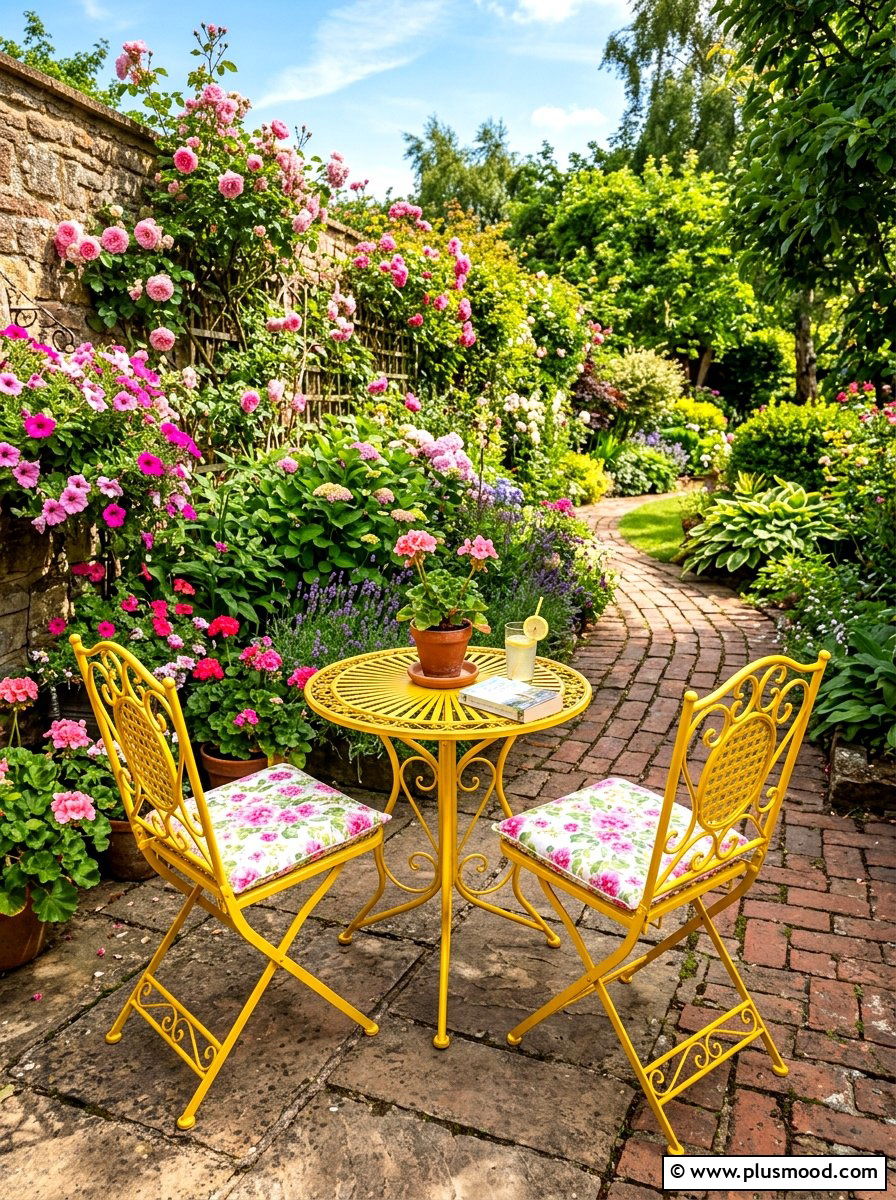 Small Bistro Set - 25 summer patio ideas