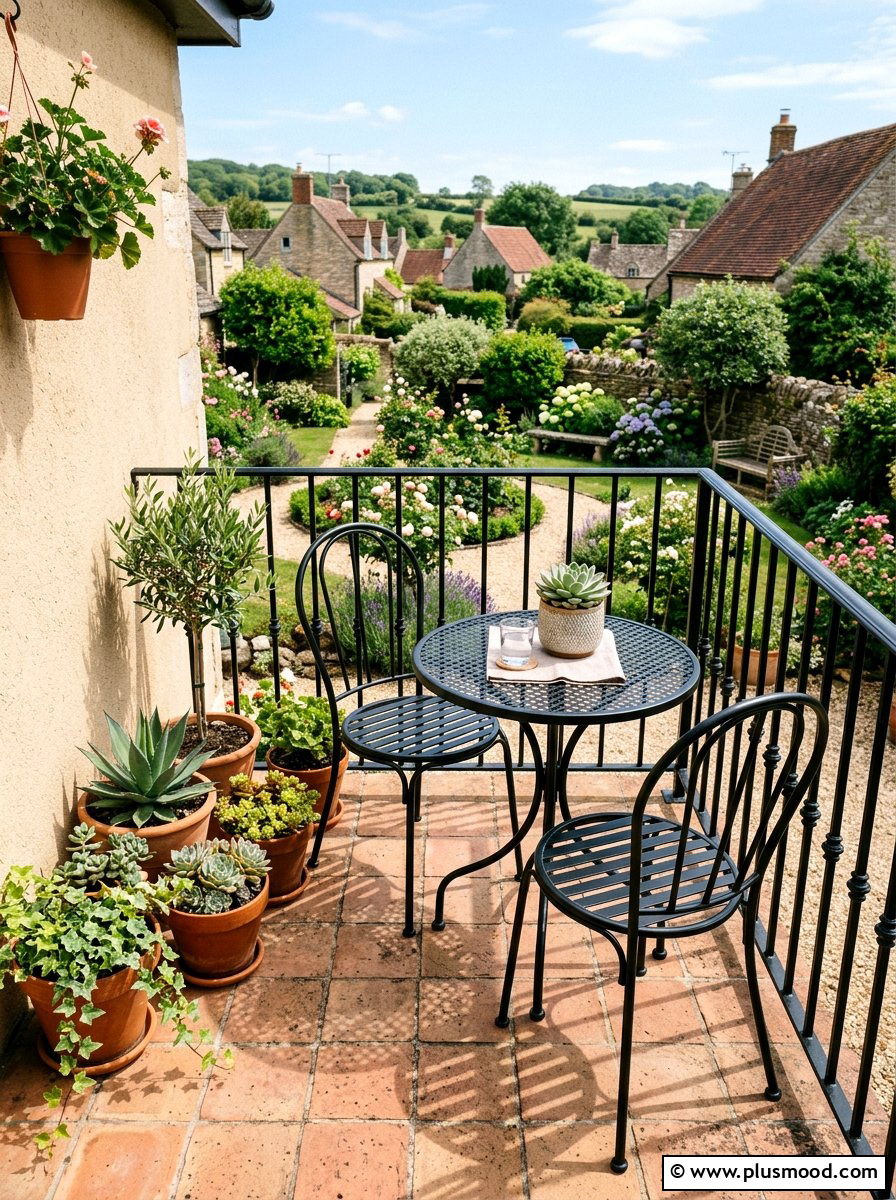 Small Bistro Set - 25 small backyard ideas modern style