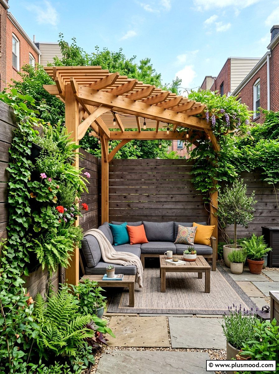 Small Corner Pergola - 25 summer backyard pergola ideas