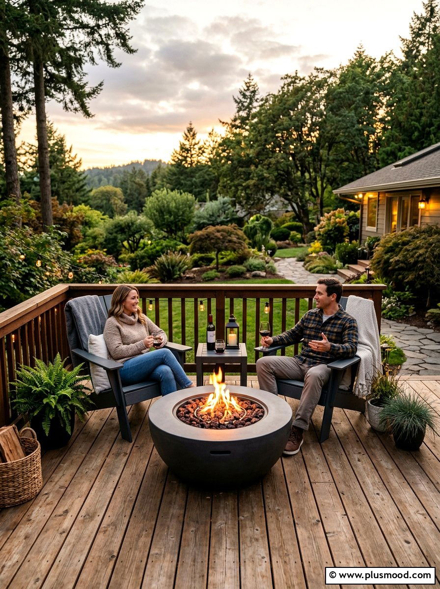 Small Deck Fire Pit - 25 summer small deck ideas for summer