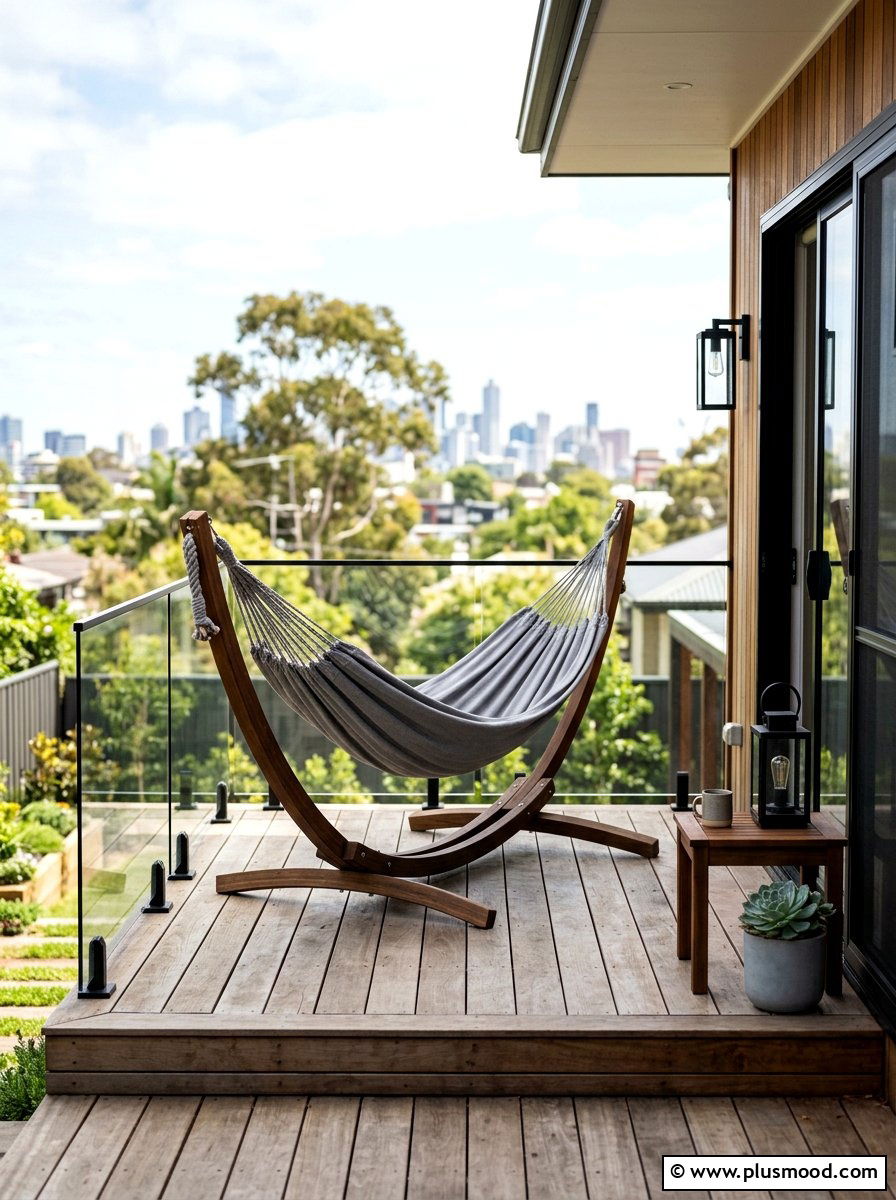 Small Deck Hammock Setup - 25 small backyard ideas with hammock