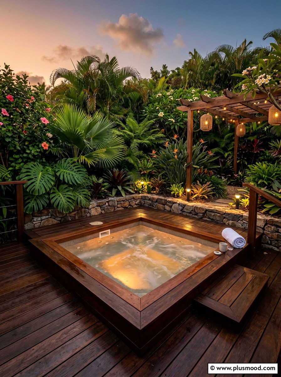 Small Deck Hot Tub - 25 small backyard ideas with deck