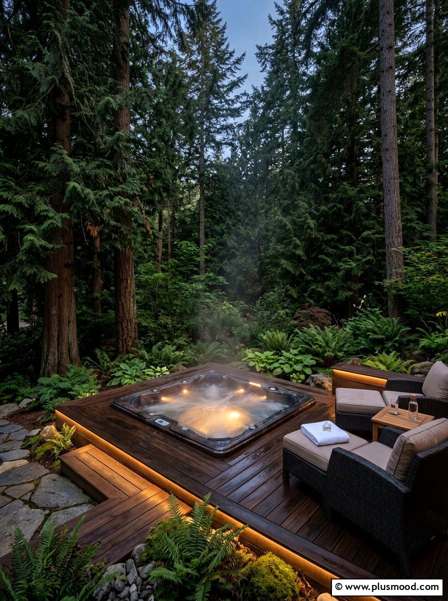 Small Deck With Hot Tub - 25 small backyard ideas with raised deck