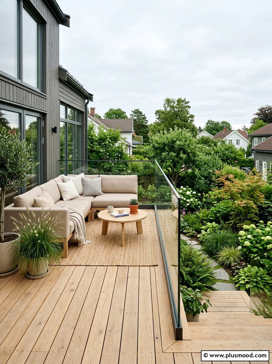Small Deck With Sectional - 25 small backyard ideas with outdoor sofa