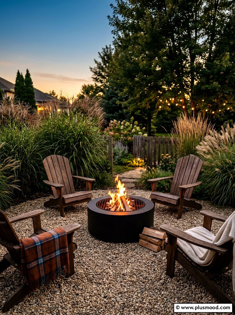 Small Fire Pit Zone - 25 Small Backyard Ideas
