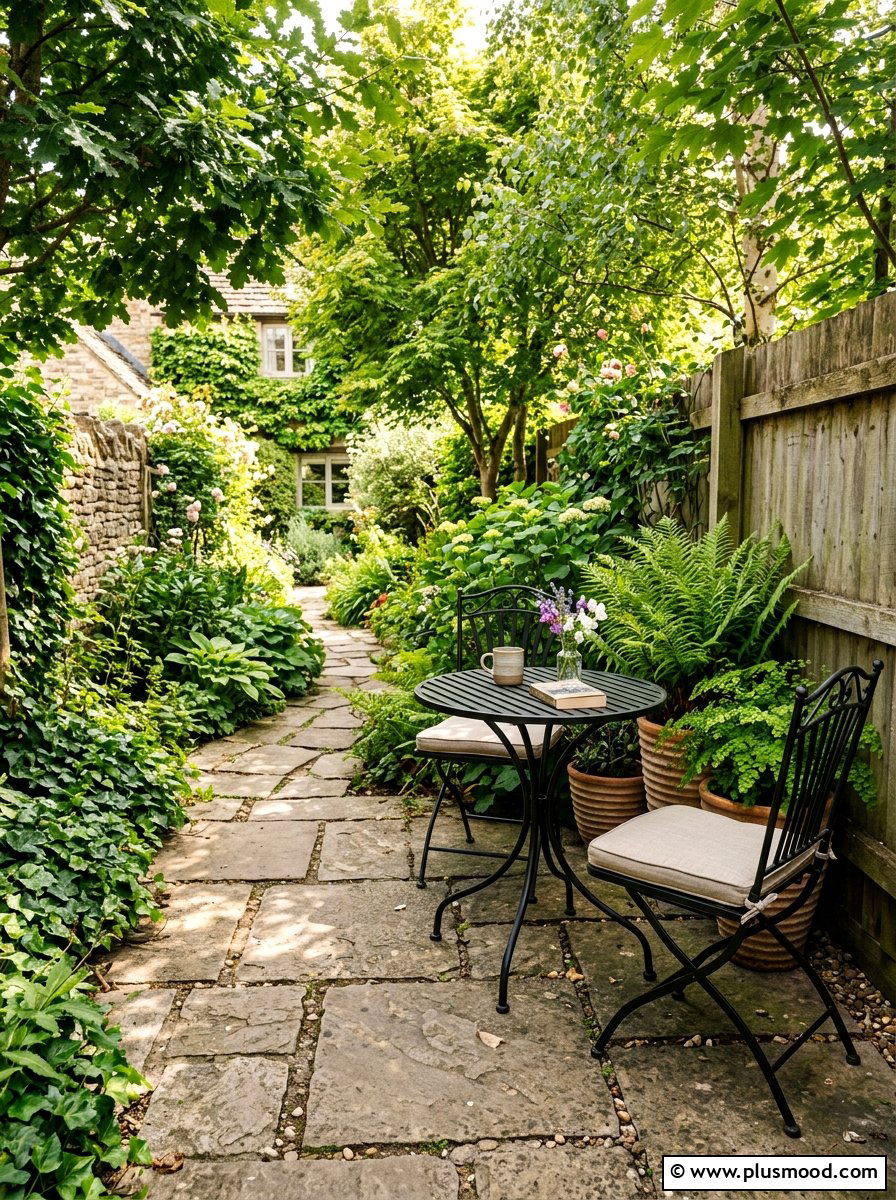 Small Flagstone Patio - 25 small backyard ideas with flagstone