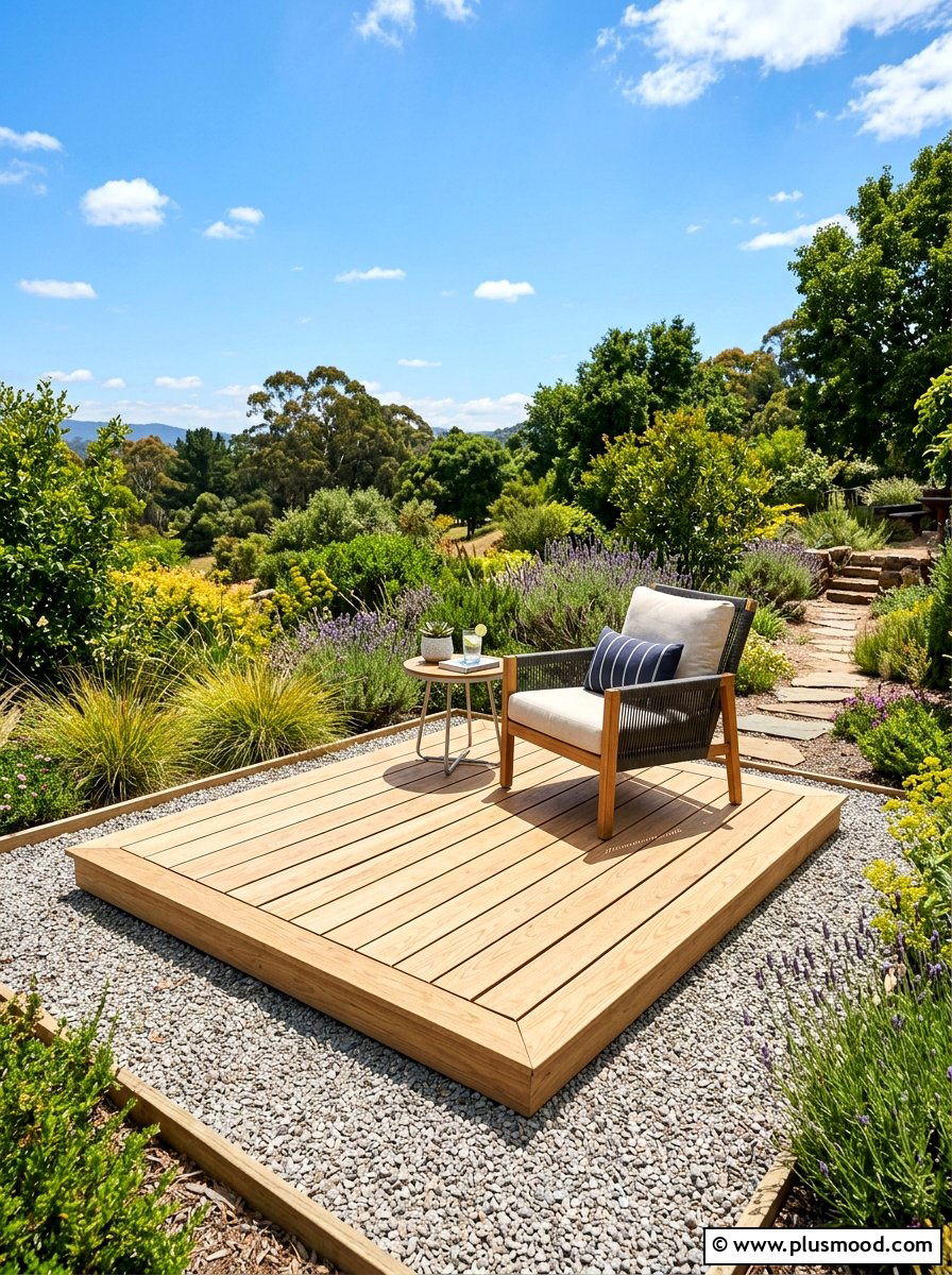 Small Floating Deck - 25 summer patio ideas for small backyards