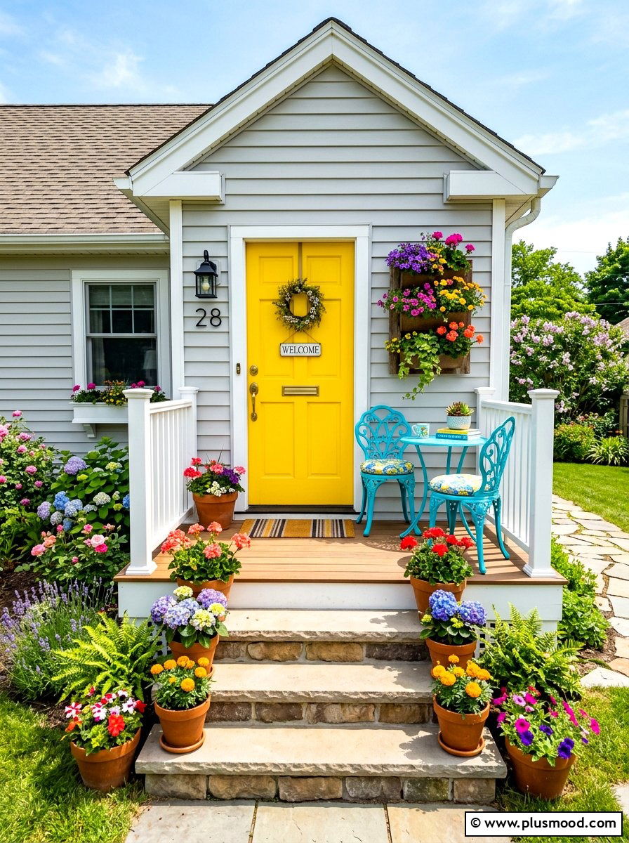 Small Front Porch - 25 cute summer porch decor ideas