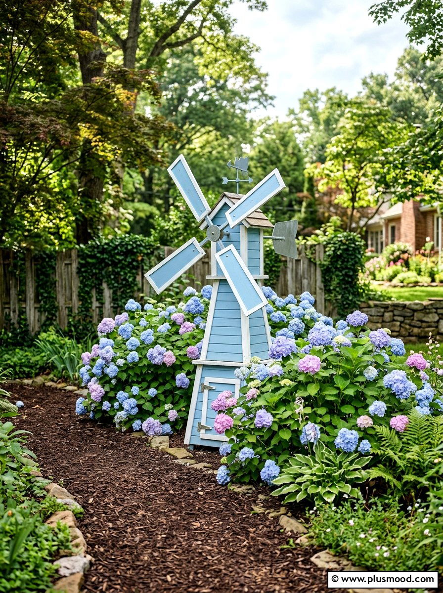 Small Garden Windmill - 25 outdoor garden decor ideas with windmill