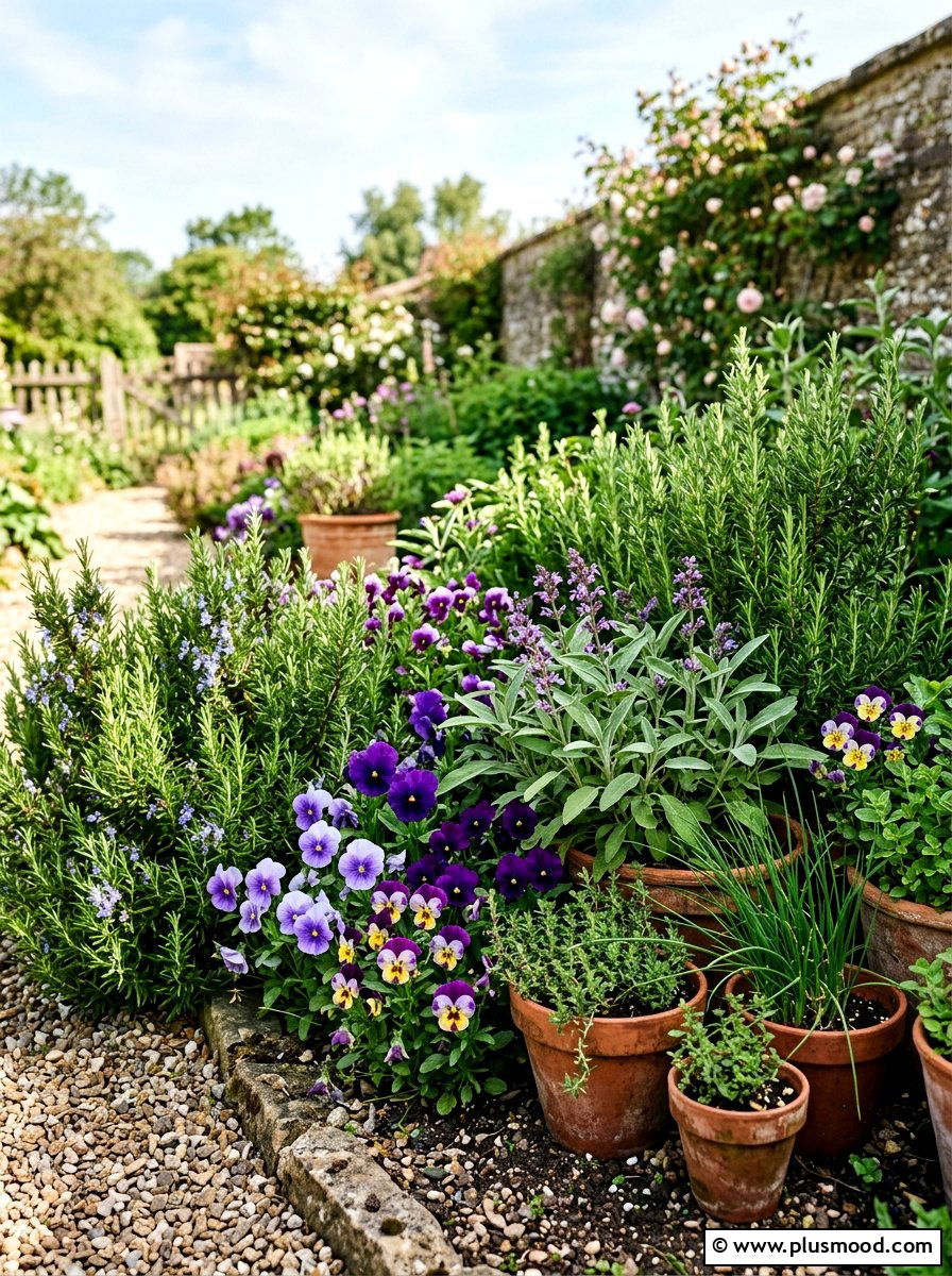 Small Herb And Flower Garden Mix - 25 small backyard ideas with flower beds